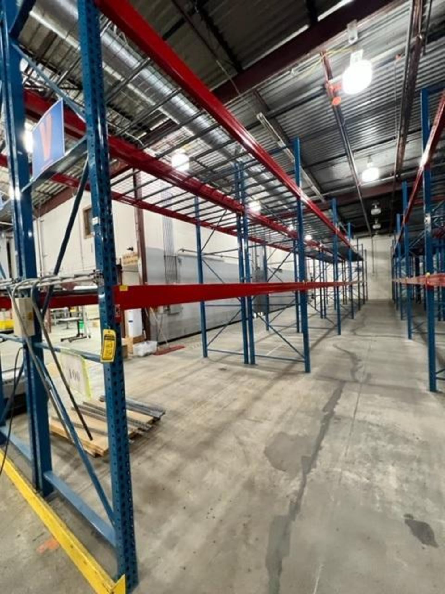 (12x) Sections of Steel King Teardrop Pallet Racking Consisting of (15) 14' x 48" Uprights, (154) 14 - Image 2 of 6