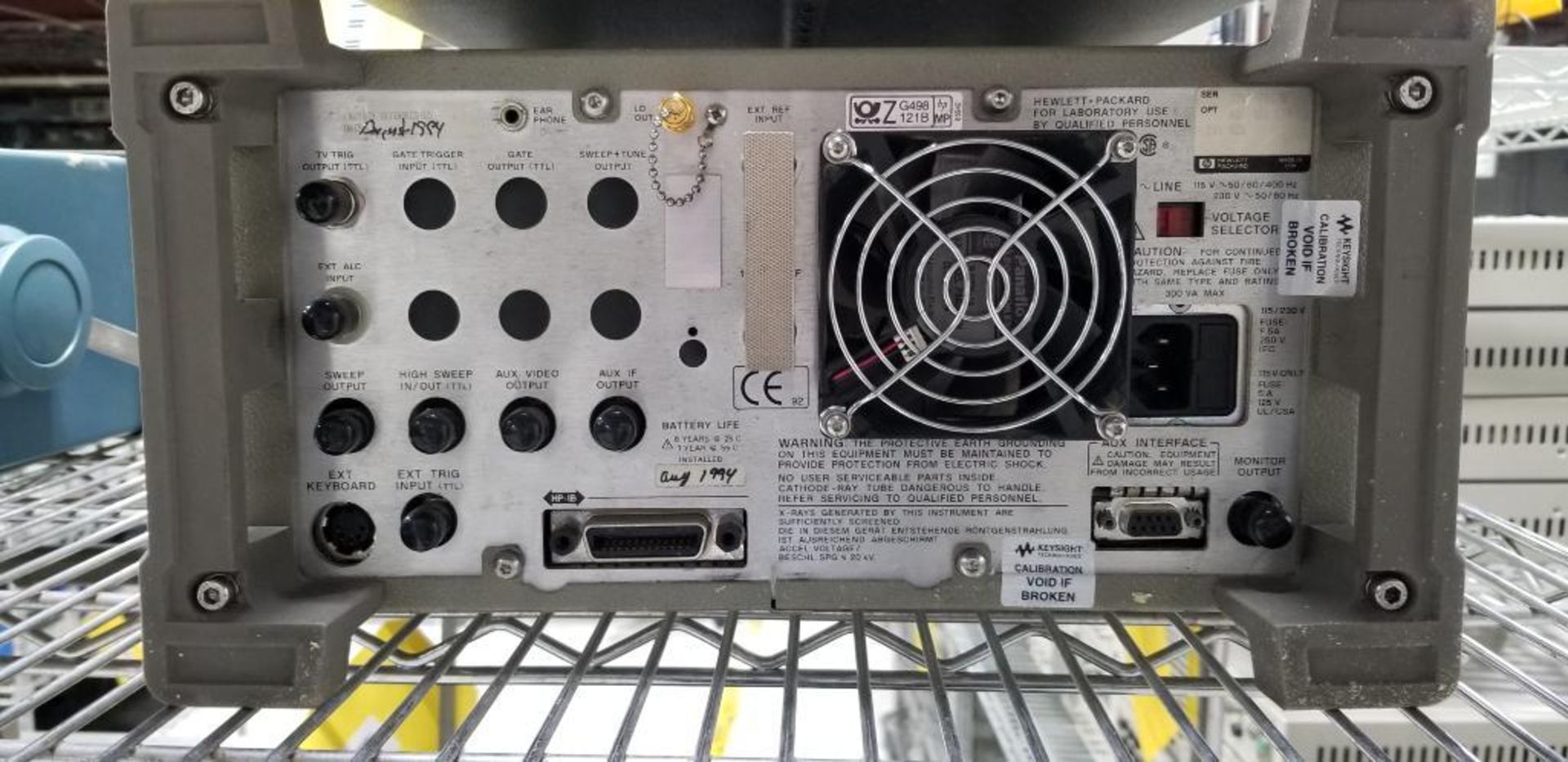 (2x) Hewlett Packard Spectrum Analyzers, Model 8594E - Image 5 of 5