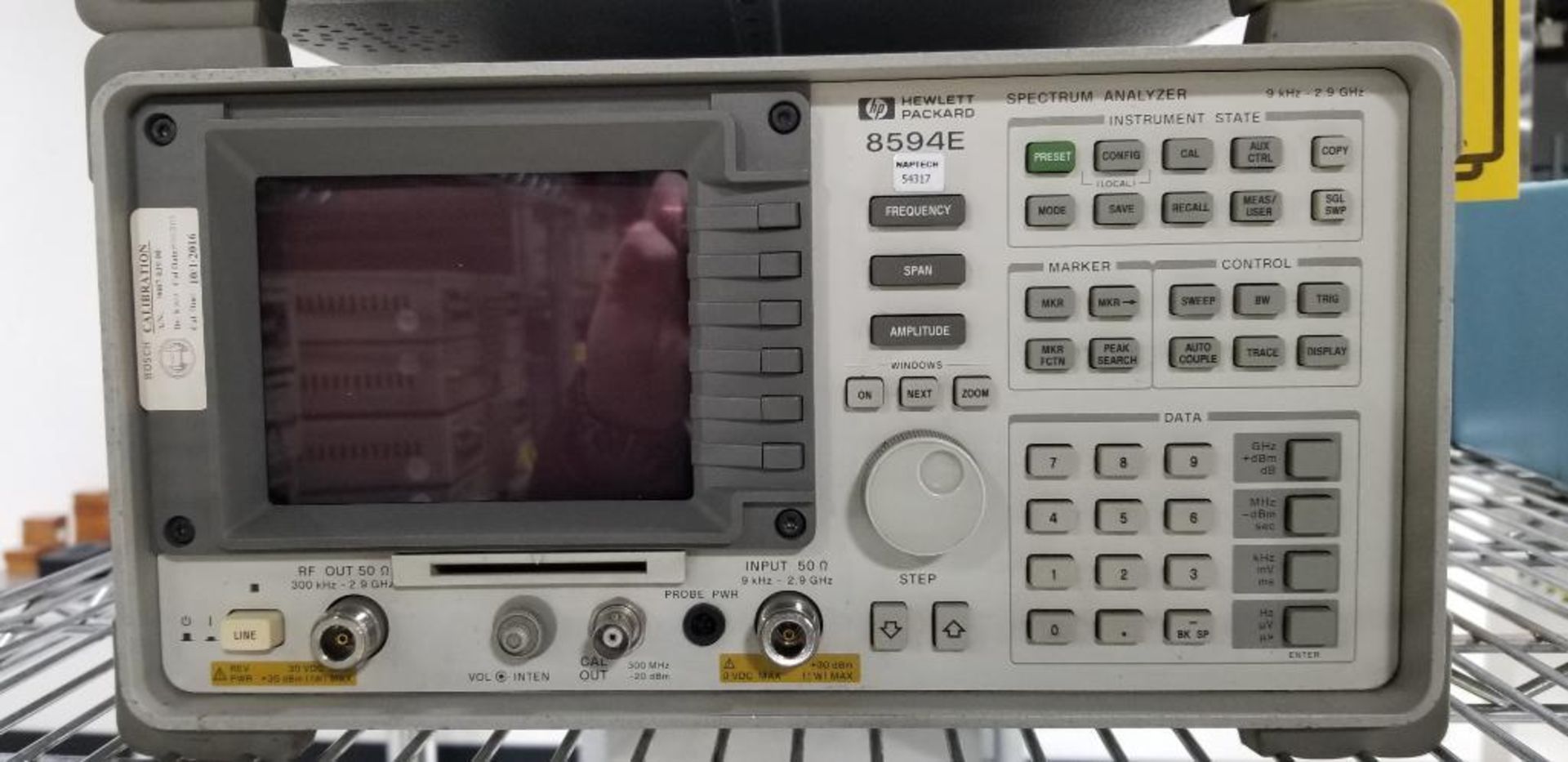 (2x) Hewlett Packard Spectrum Analyzers, Model 8594E - Image 3 of 5