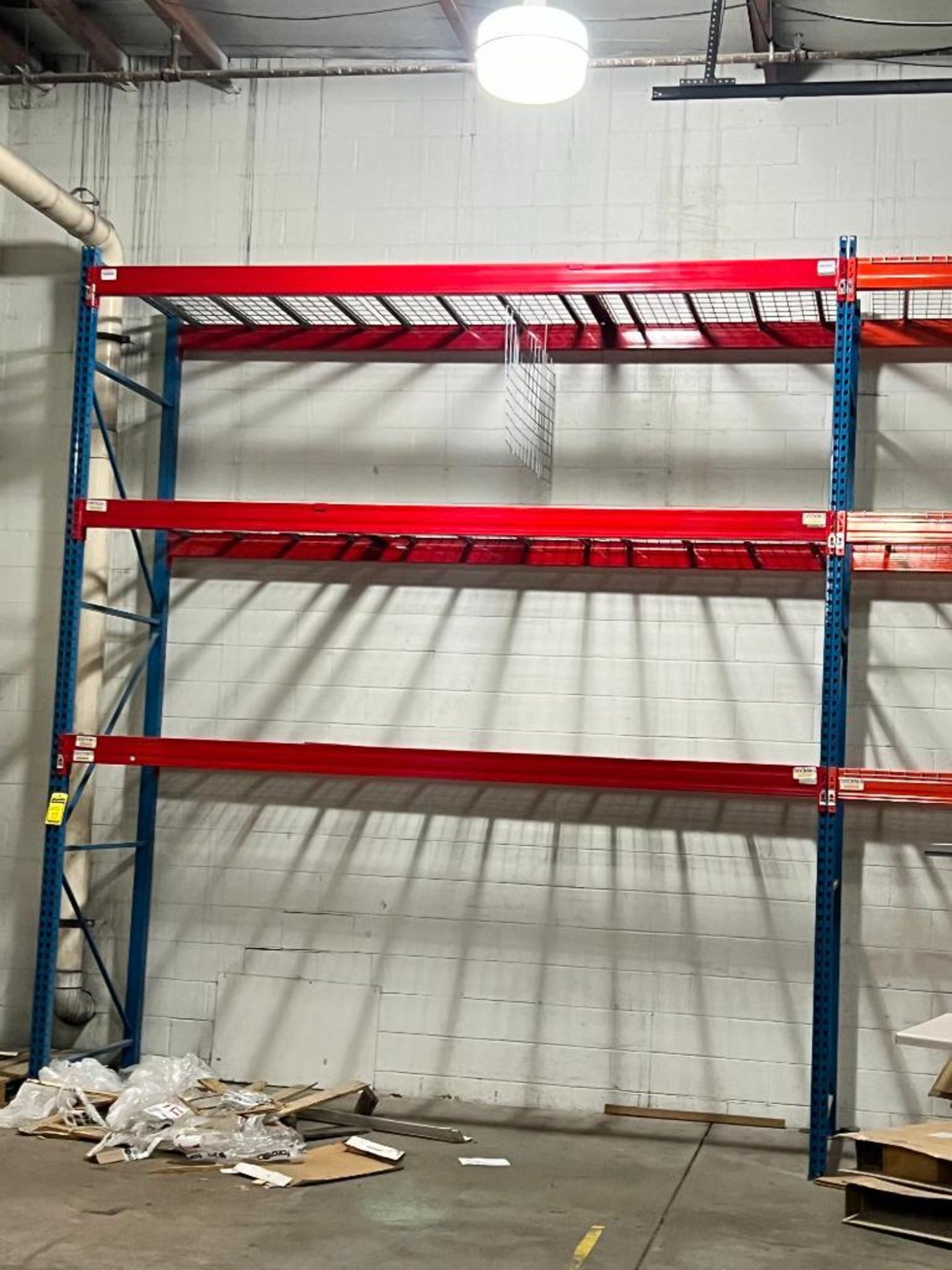 (5x) Sections of Steel King Teardrop Pallet Racking Consisting of (8) 14'x48" Uprights, (18) 144"x5" - Image 4 of 6