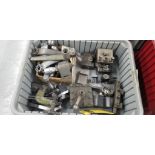Bin of Assorted Tooling Hold-Downs