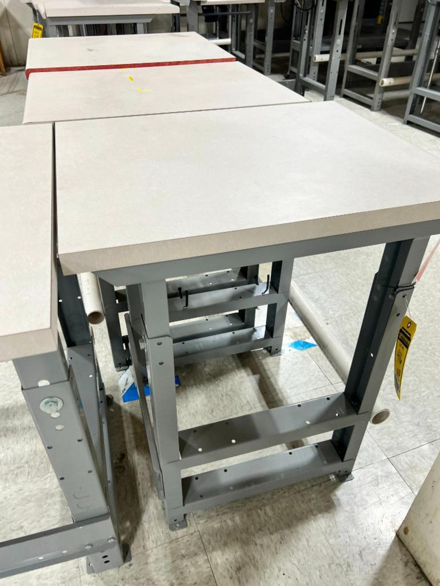 (10x) Adjustable Height Worktables, 24" x 30" Top