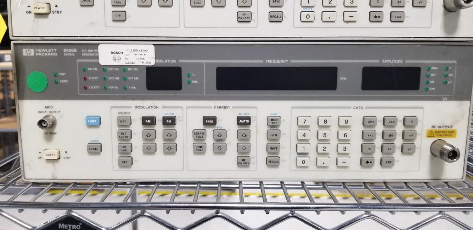 (2x) Hewlett Packard Signal Generators, Model 8656B - Image 2 of 4