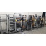 (7) Assorted Print Tray Racks