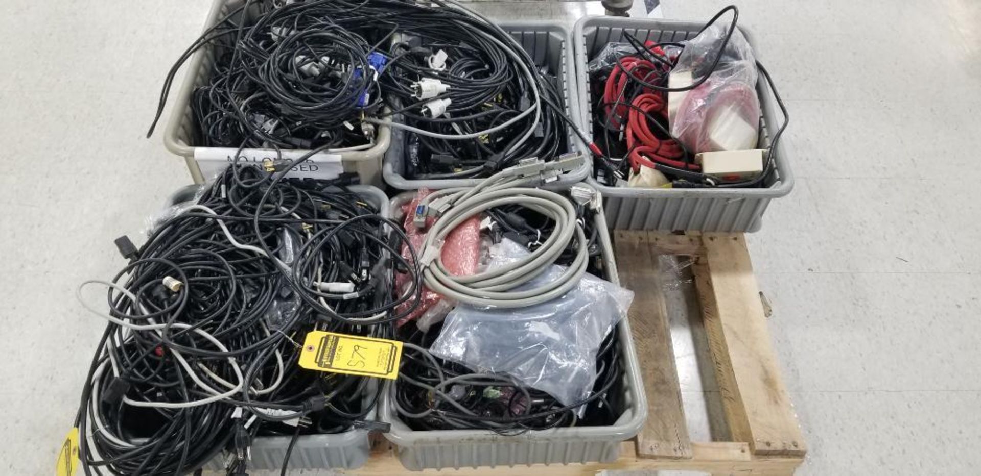 Skid of Assorted Cables