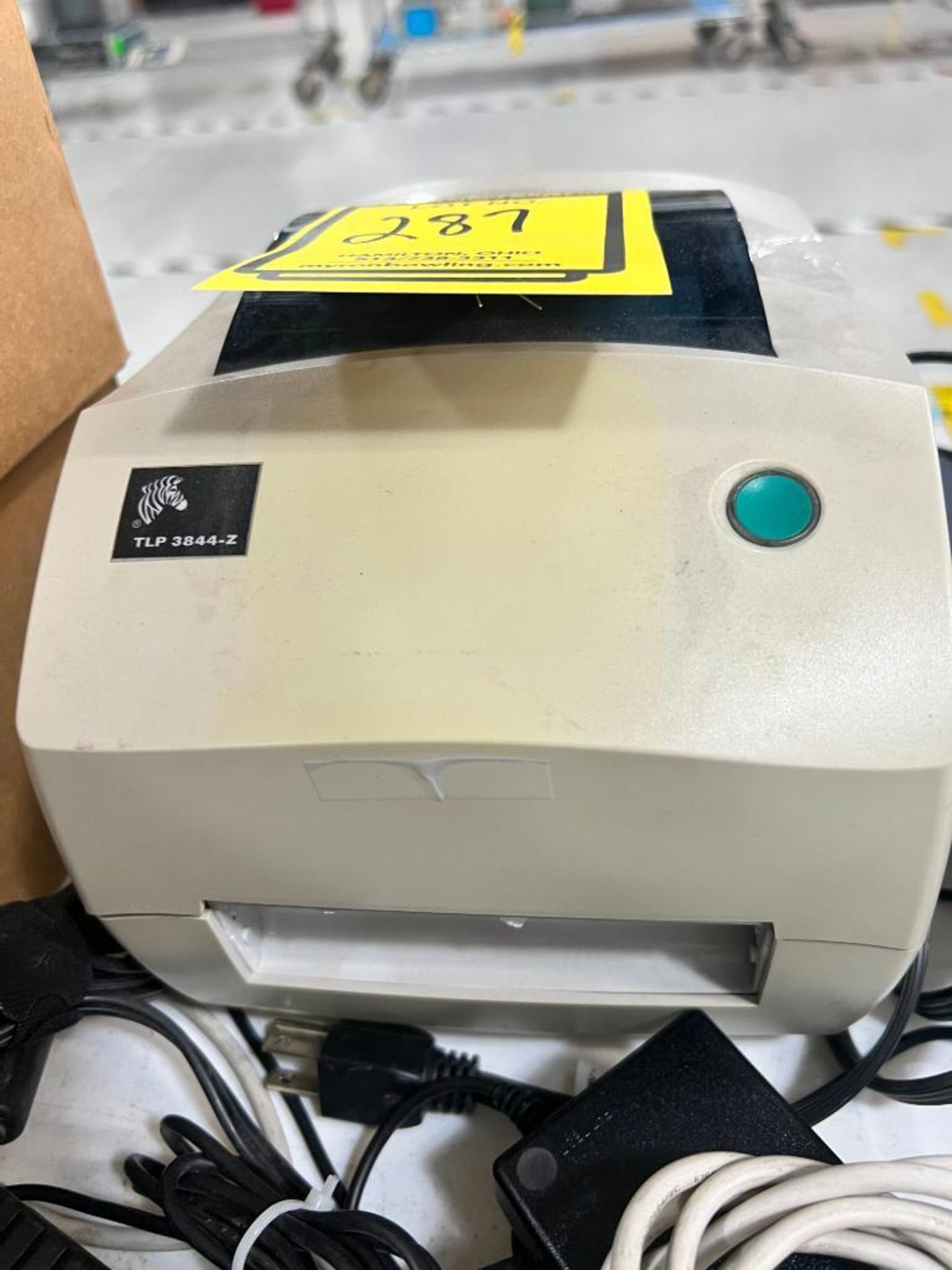Zebra Printer, Model TLP-3844-2, S/N 49J100700054