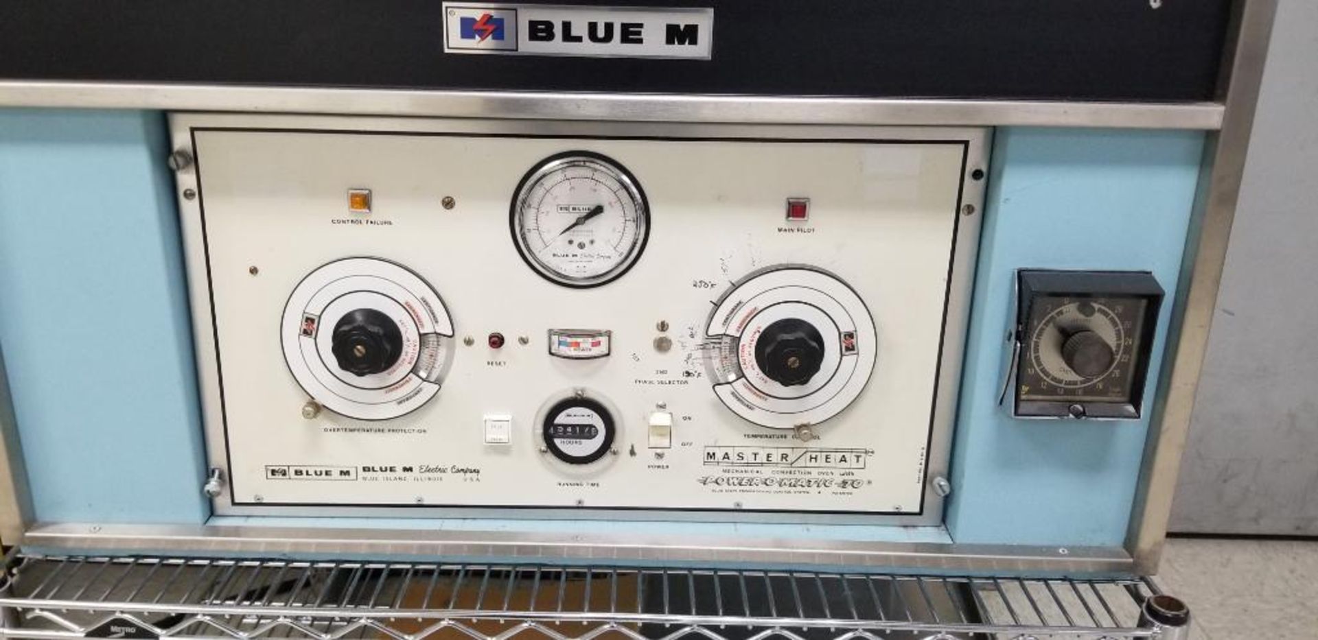 Blue M Electric Co. Master Heat Mechanical Convection Oven, Model P0M7-2060, 240V, Single Phase - Image 4 of 5