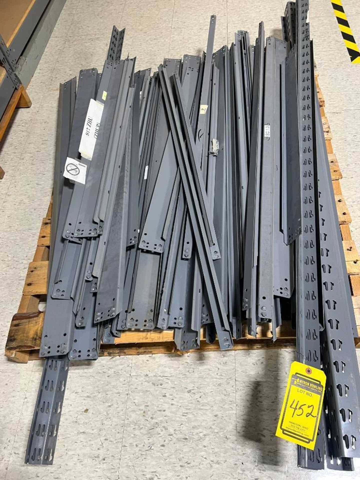 Skid of Republic Wedge Lock Assorted Shelving Components