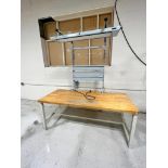 Butcher Block Top Workstation, 30" X 72" Top