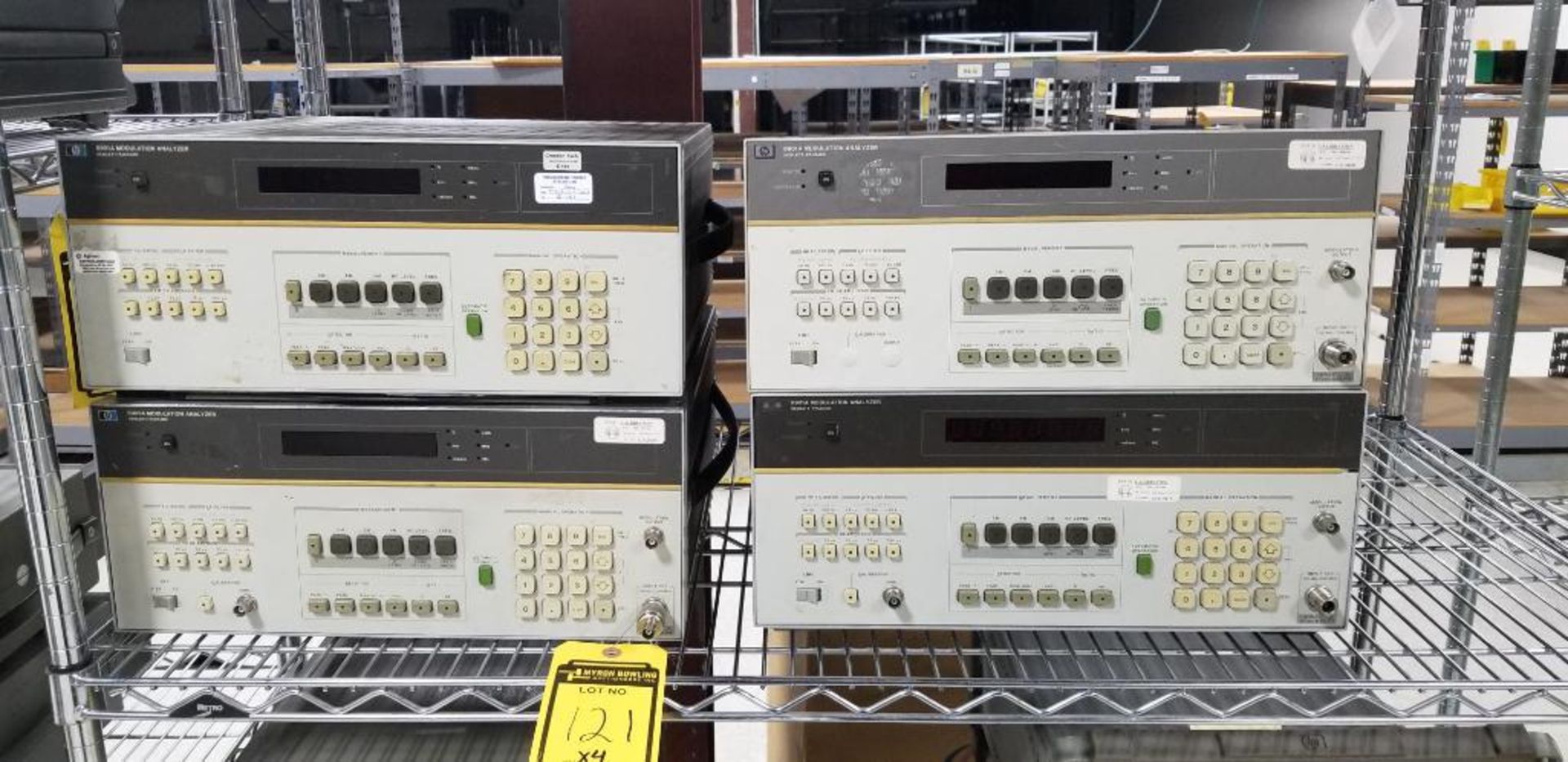 (4x) Hewlett Packard Modulation Analyzers, Model 8901A