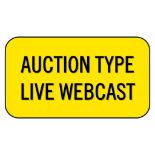 This is a live webcast auction (not a timed online auction). The live webcast auction will begin at