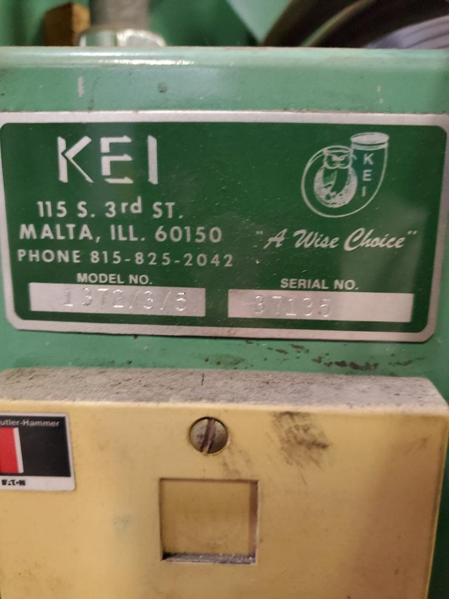 Kei Dust Collector, Model 1372/3/5, S/N 37135 - Image 5 of 9