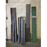 Steel Stock on Wall, In Floor Rack, & on Floor; Plate, Channel, Round, Etc.