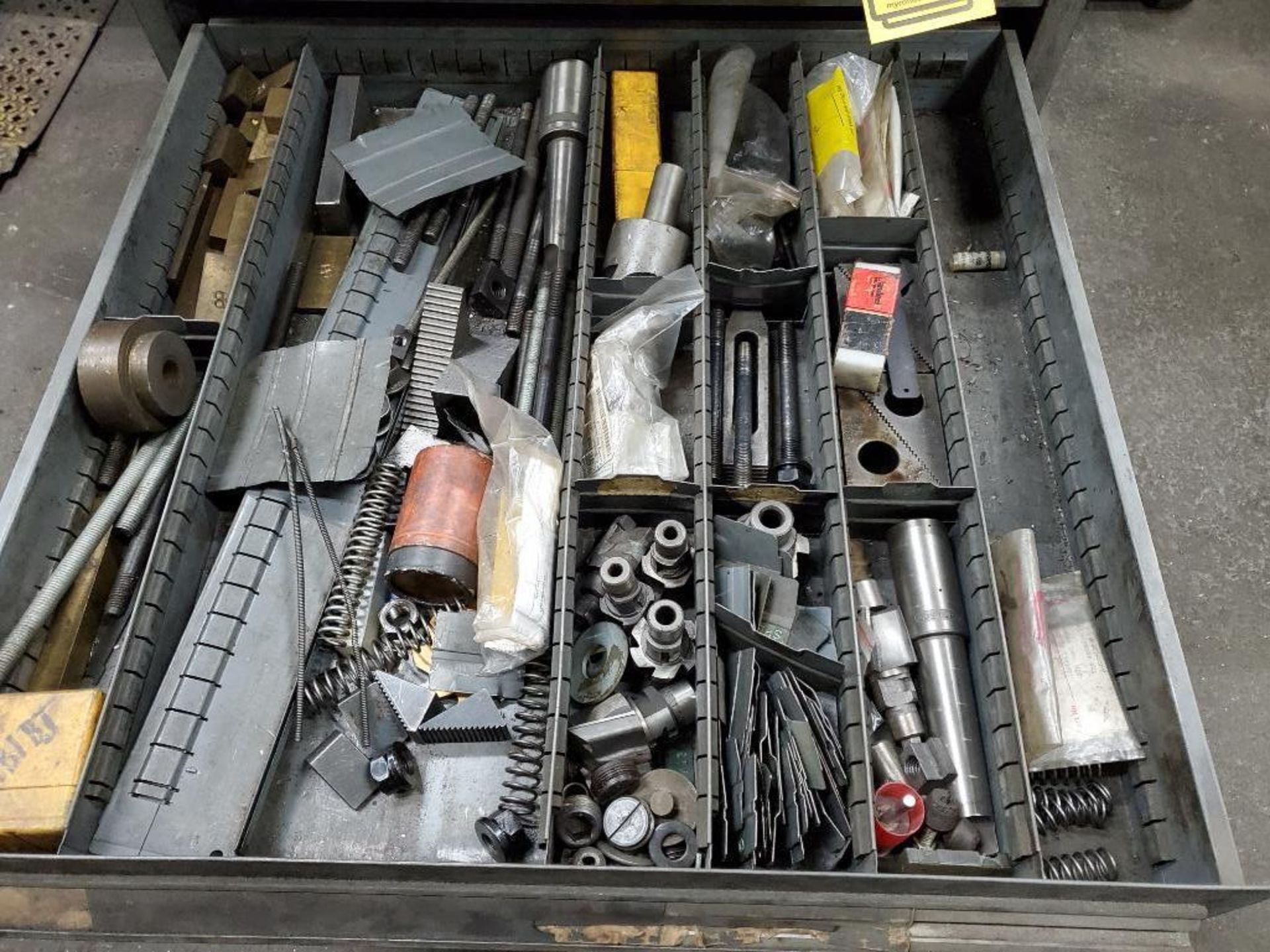 9-Drawer Modular Tool Cabinet Full Of Tooling & Accessories; Drills, Flutes, Drills, End Mills, Ream - Image 11 of 13