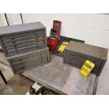 (3) Hout Drill Index Cabinets & (3) Drill Index Boxes