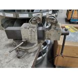 (3) 4" Swivel Bench Vises (No Benches, Need Unbolted)