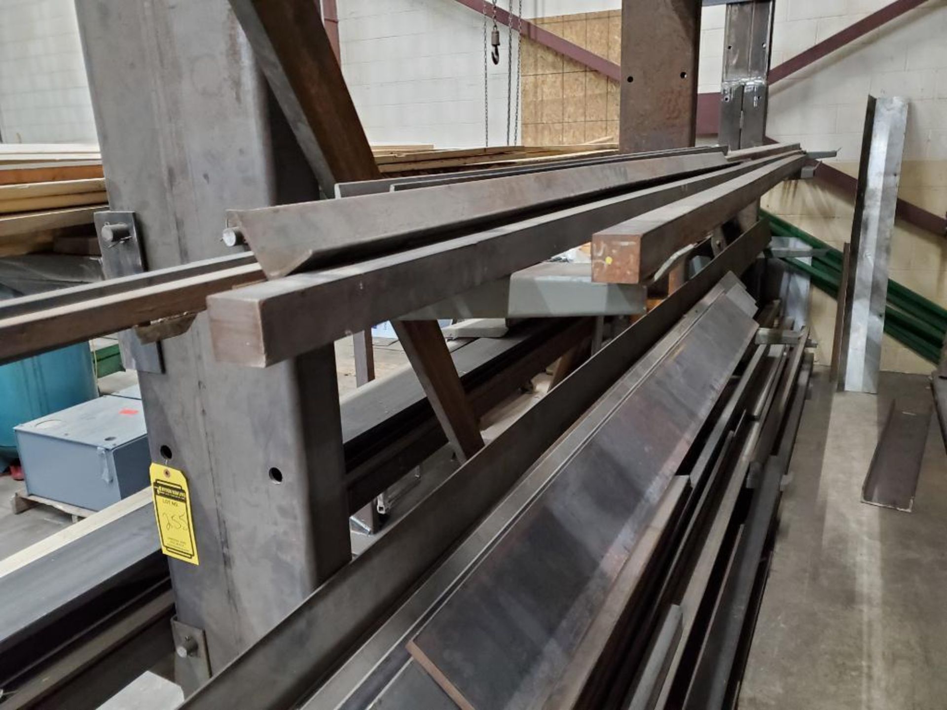 Cantilever Rack w/ Plate, Square & Tube Hot Roll Steel - Image 7 of 11