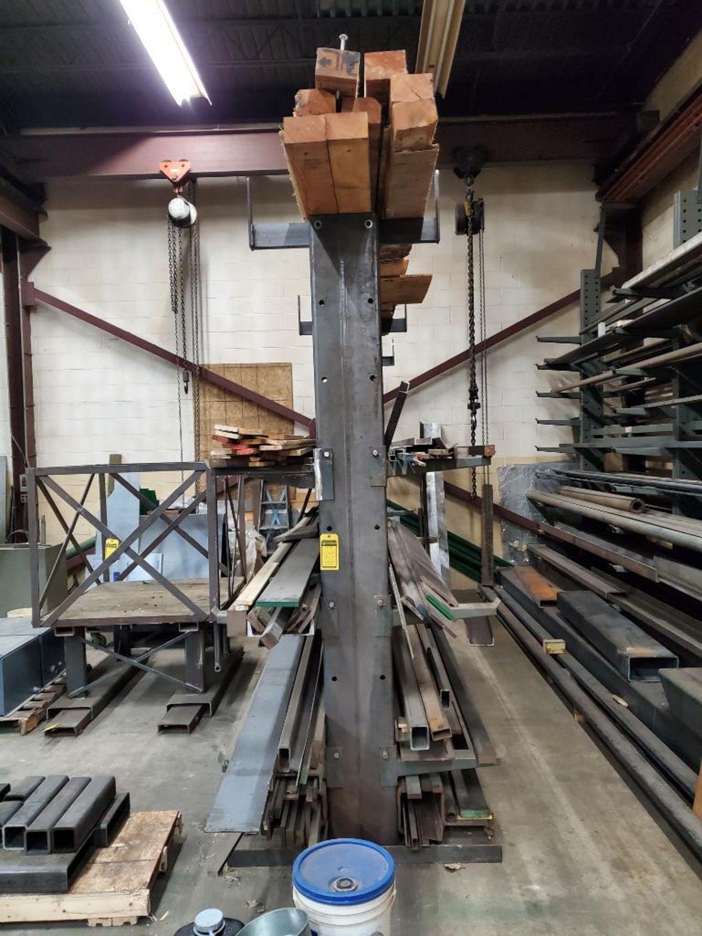 Cantilever Rack w/ Plate, Square & Tube Hot Roll Steel