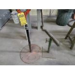 (5) Assorted Roller Pipe Stand Extensions