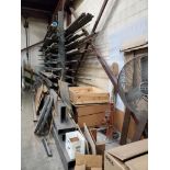 Cantilever Rack w/ Hot Roll Steel; Angle, Bar Up To 3-1/4", Tube, Channel, & More