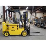 Hyster 10,000 LB. Electric Forklift, 36V, Model E100XLS, S/N C098V04767, 136" Lift Height, 90" 2-Sta