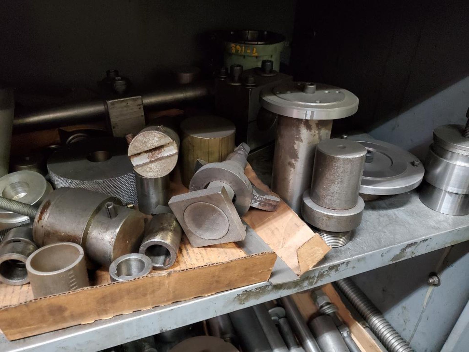 Metal Cabinet of Lathe Support; Chuck Jaws, Arbors, Hold-Downs, Etc. - Image 3 of 6