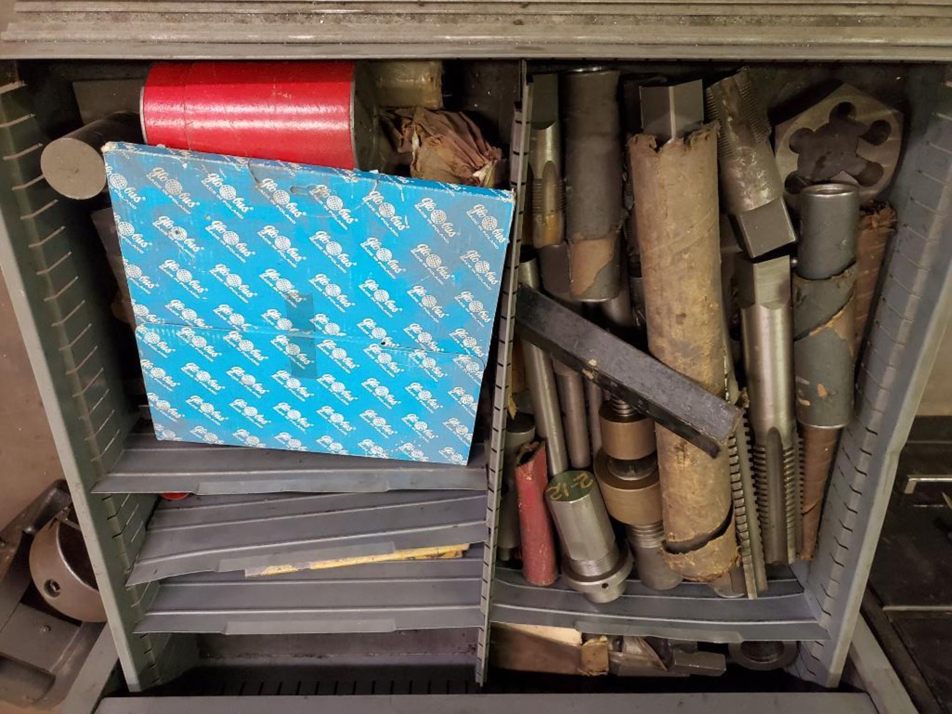 8-Drawer Modular Tool Cabinet Full of Perishable Tooling; Reamers, Cutters, Flutes, Mills, Countersi - Image 14 of 17