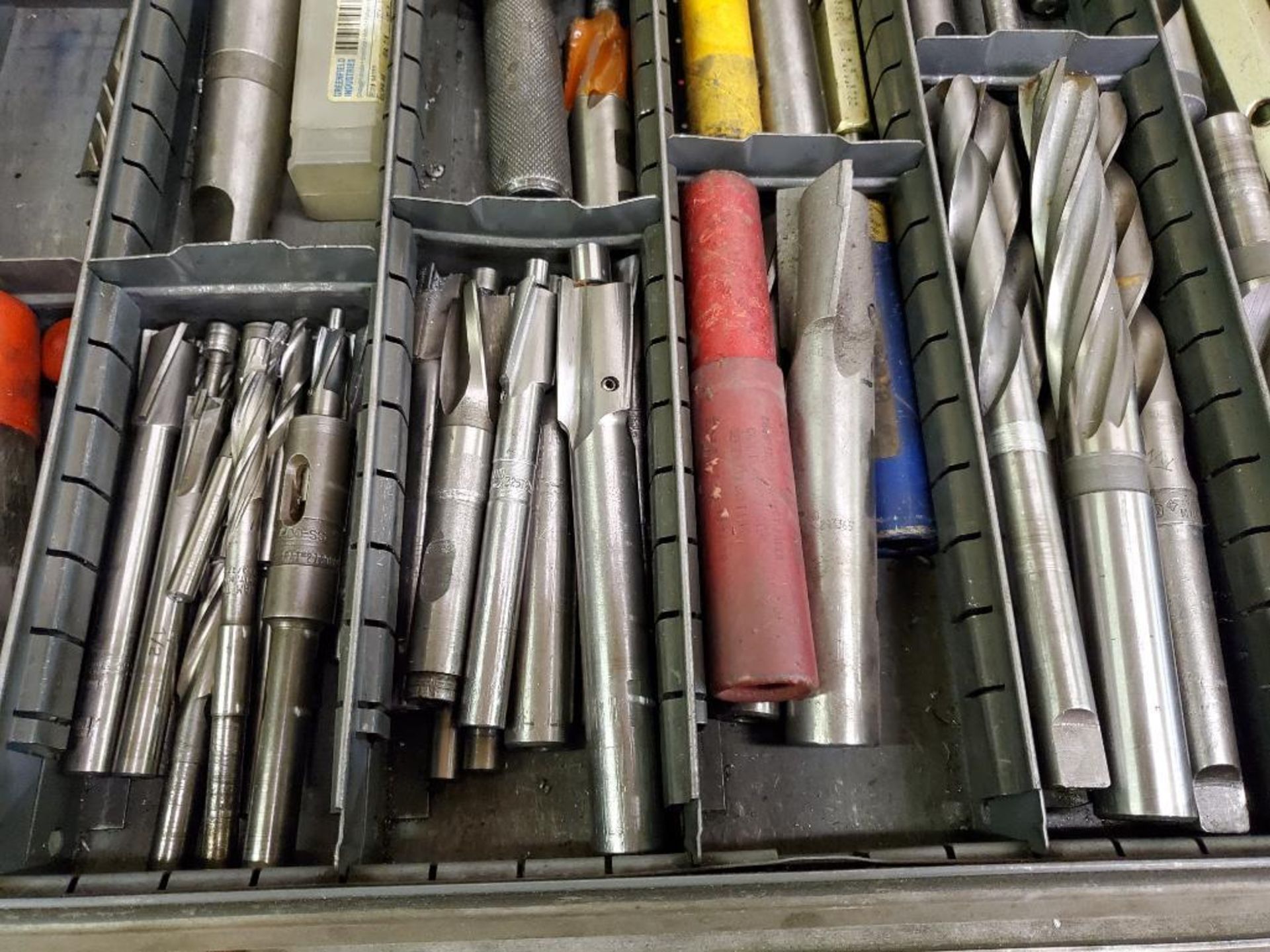 8-Drawer Modular Tool Cabinet Full of Perishable Tooling; Reamers, Cutters, Flutes, Mills, Countersi - Image 6 of 17