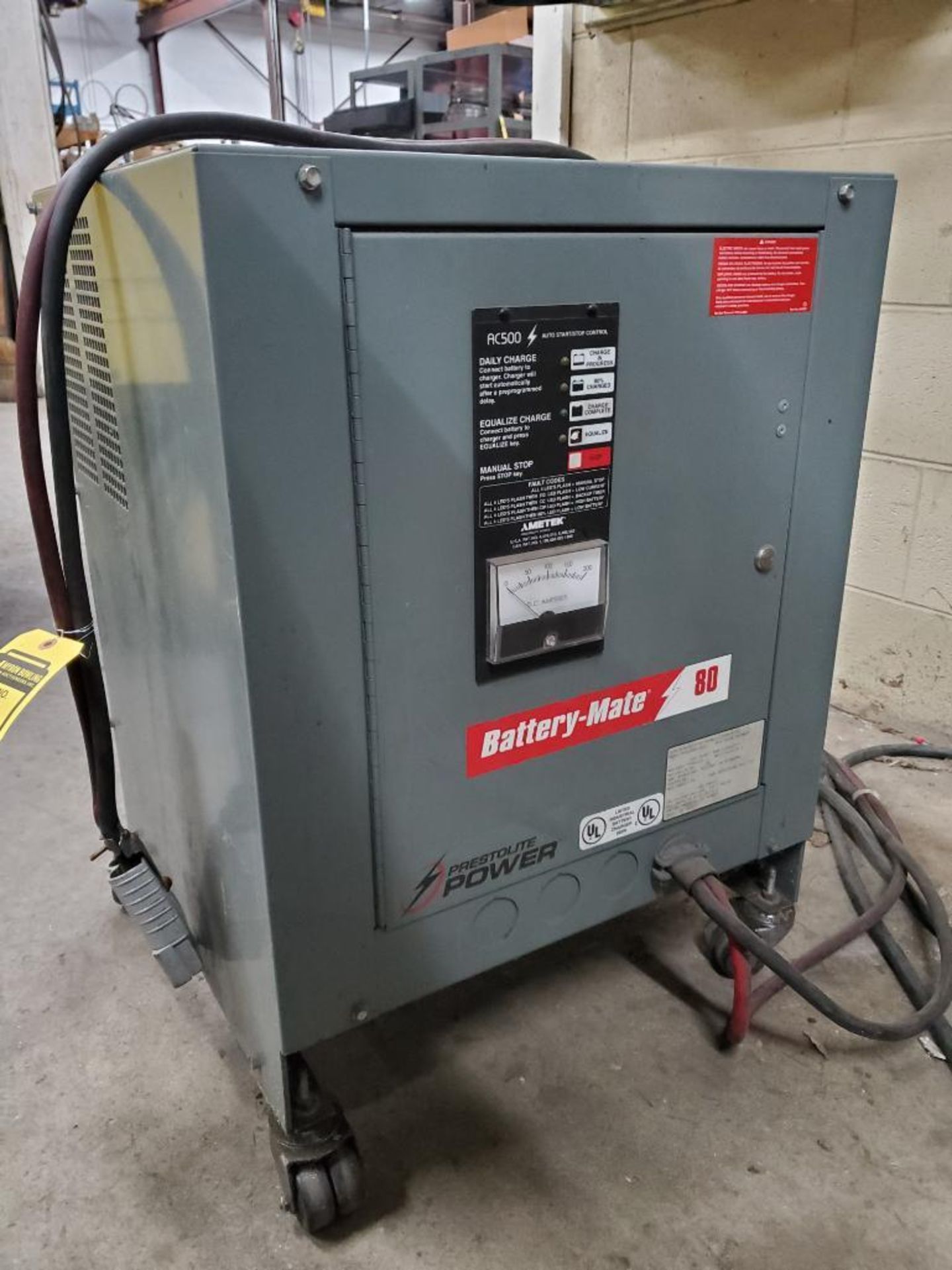 Prestolite Battery-Mate 80 36V Forklift Battery Charger (2-Week Delayed Removal) - Image 2 of 5