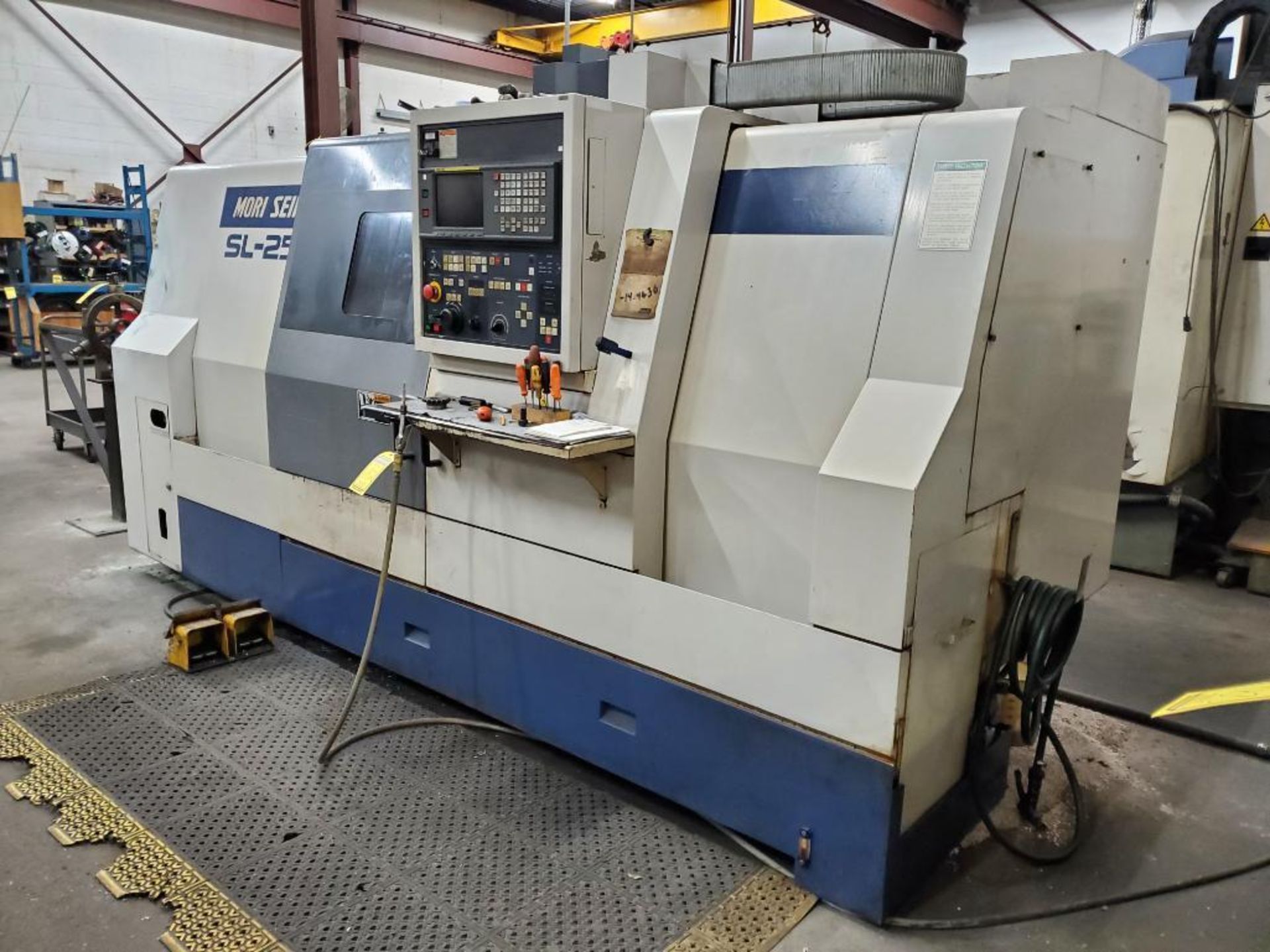 Mori-Seiki SL-25B Horizontal CNC Lathe, Fanuc MF-T6 Cnc Control, S/N 6881, 2-1/4" Bar Through Spindl - Image 3 of 13