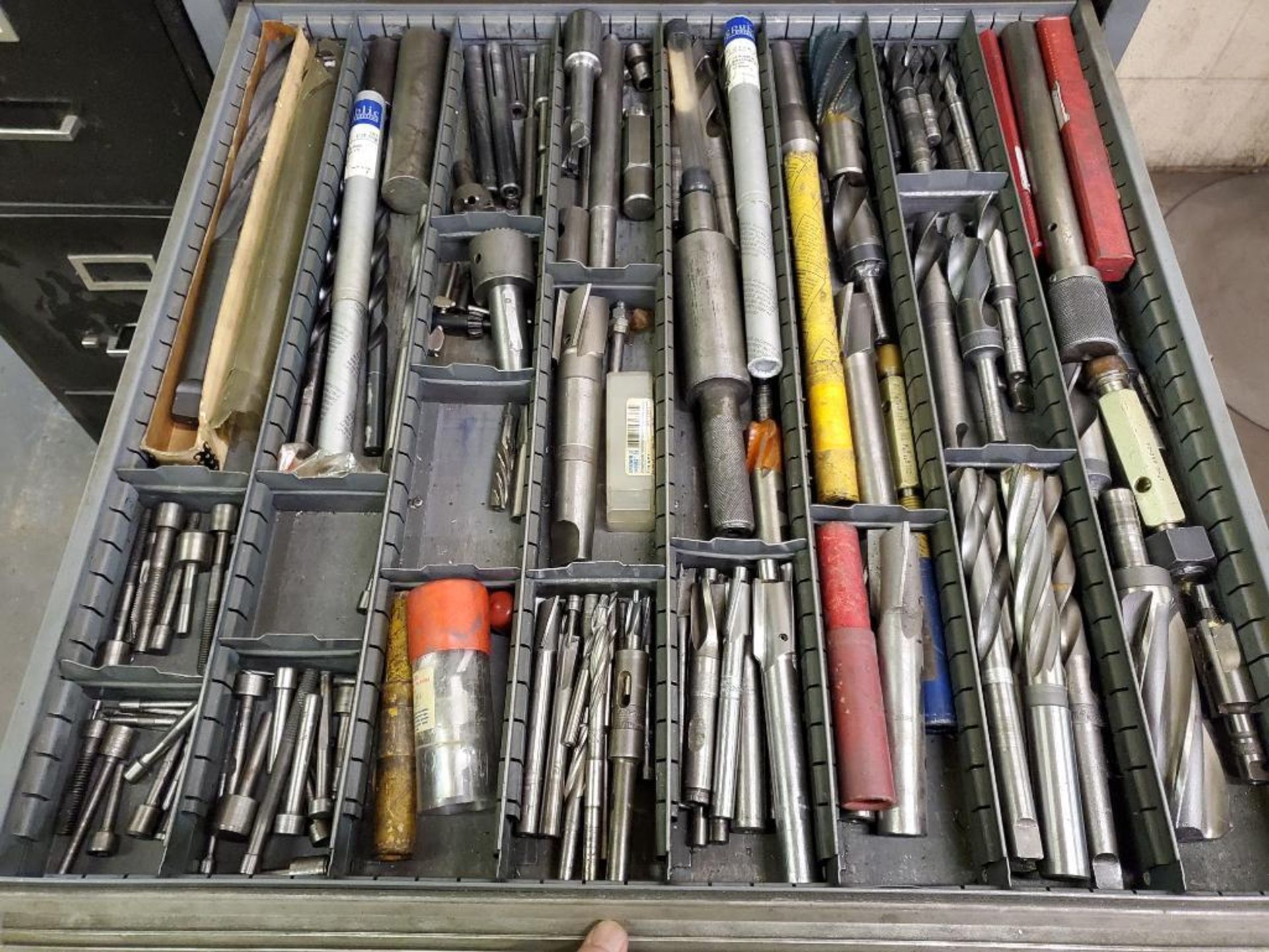 8-Drawer Modular Tool Cabinet Full of Perishable Tooling; Reamers, Cutters, Flutes, Mills, Countersi - Image 5 of 17
