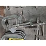(4x) C-Clamps; (3) 6" & (1) 4"