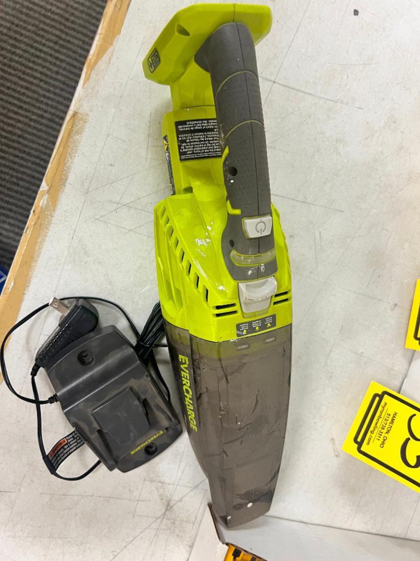 Ryobi Evercharge Cordless Vacuum, Model P714, w/ Charger (No Battery) - Image 2 of 3