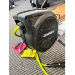 Husky Air Hose Reel w/ (2) (New) Blow Guns