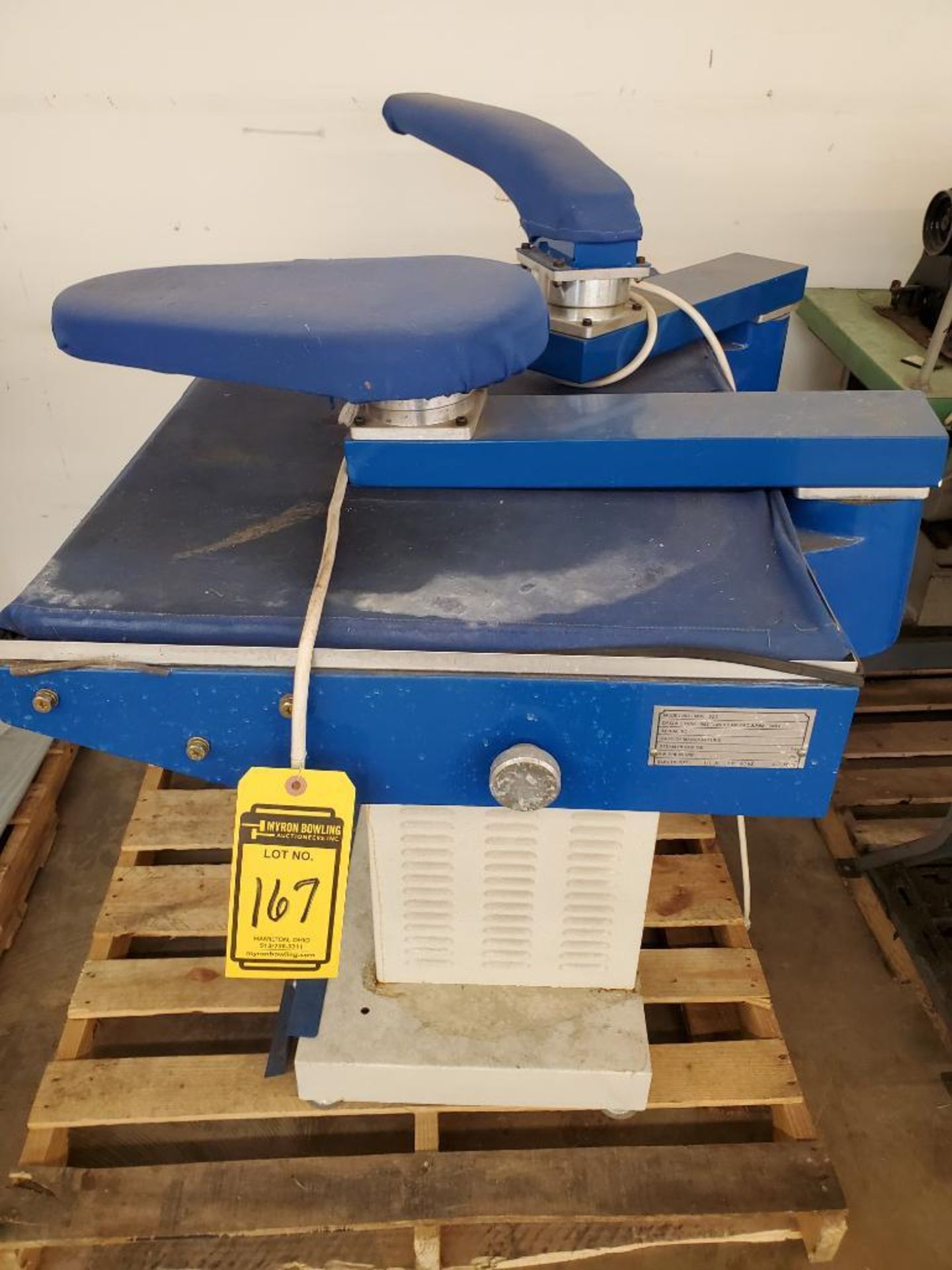 McAllister Rectangular Vacuum Table, Model MRS-522, S/N 51205R0007 ($25 Loading fee will be added to - Image 7 of 8