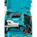 Makita Electric Jig Saw, Model JV0600, S/N 0217802