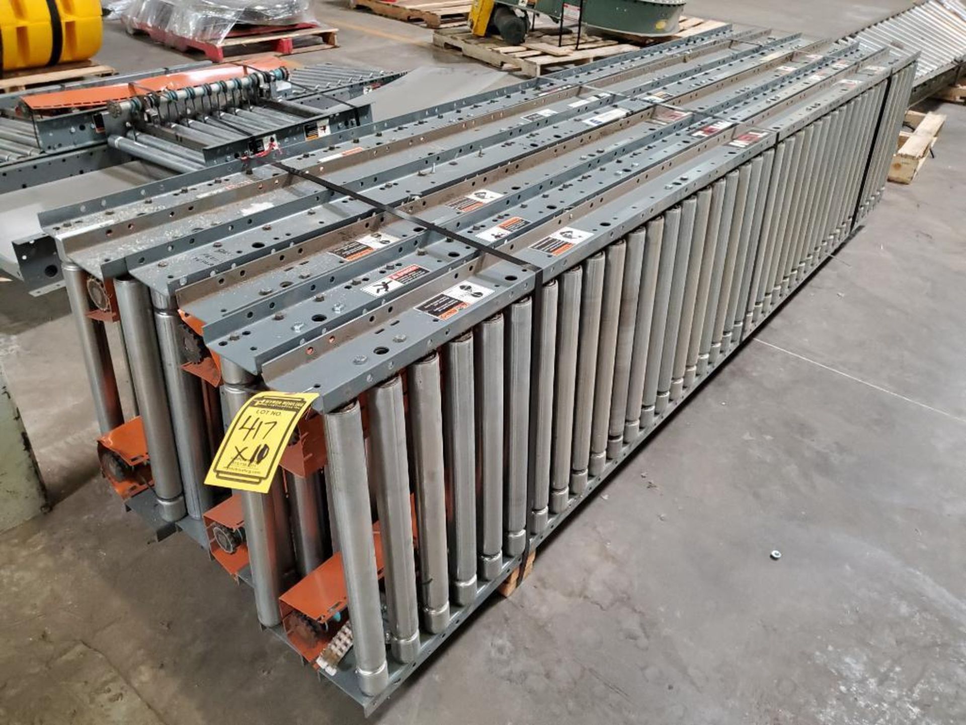 (11x) Xenorol Roller Conveyor, 21-1/2" Rollers ($50 Loading fee will be added to buyers invoice) - Image 4 of 6