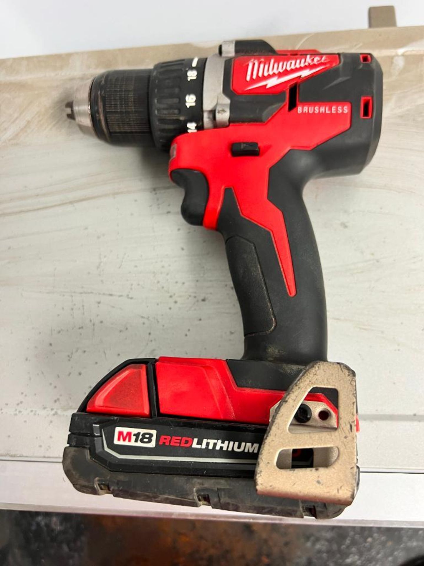 Milwaukee 18 Volt Cordless 1/2" Drill/Driver, S/N J86AG204004643, w/ Battery - Image 3 of 4