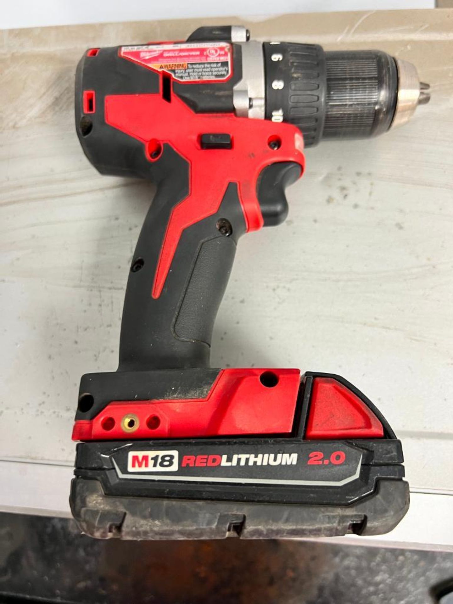 Milwaukee 18 Volt Cordless 1/2" Drill/Driver, S/N J86AG204004643, w/ Battery - Image 2 of 4
