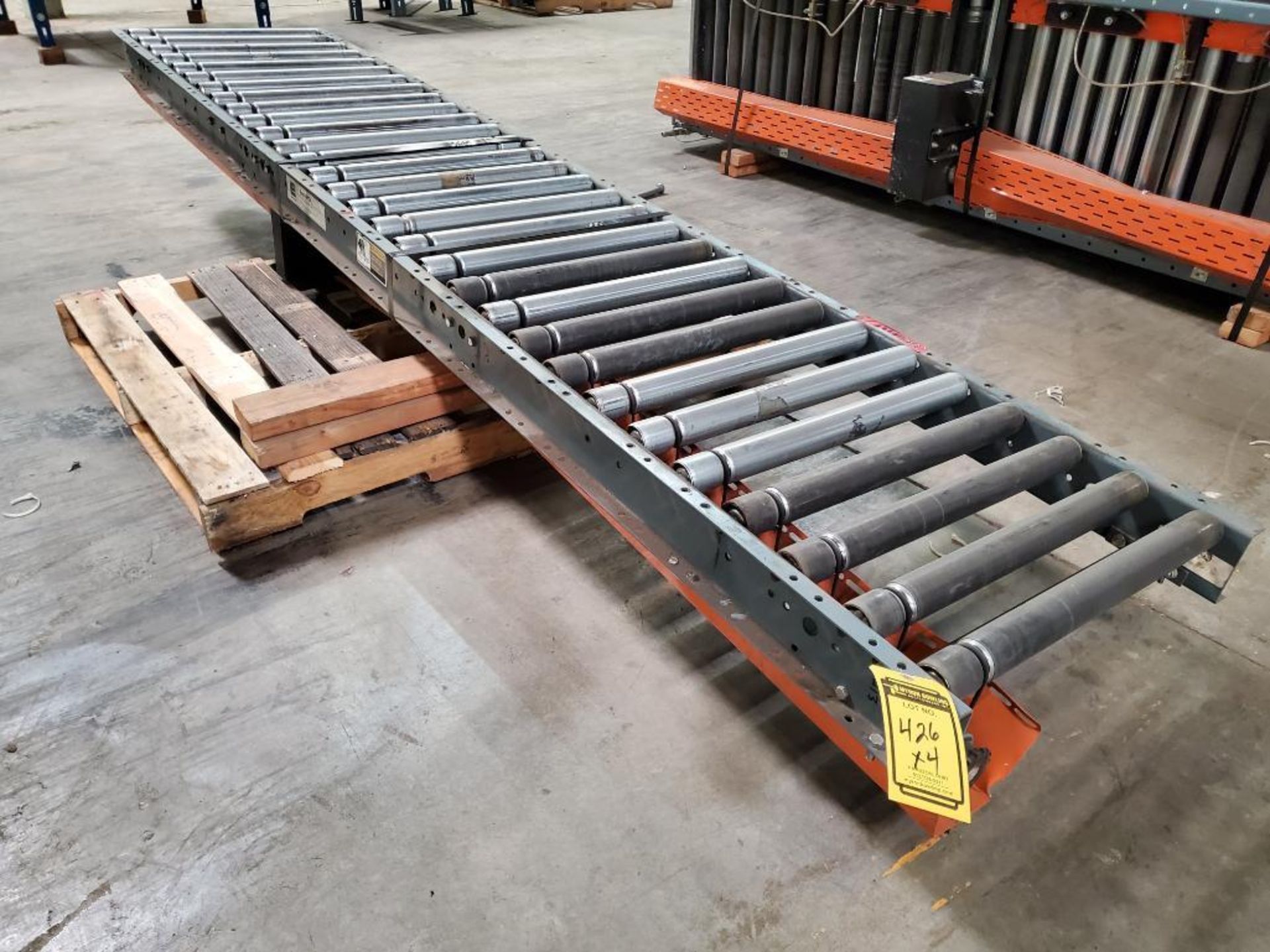(4x) TGW Motor Conveyor, 21-1/2" Rollers ($25 Loading fee will be added to buyers invoice) - Image 3 of 4