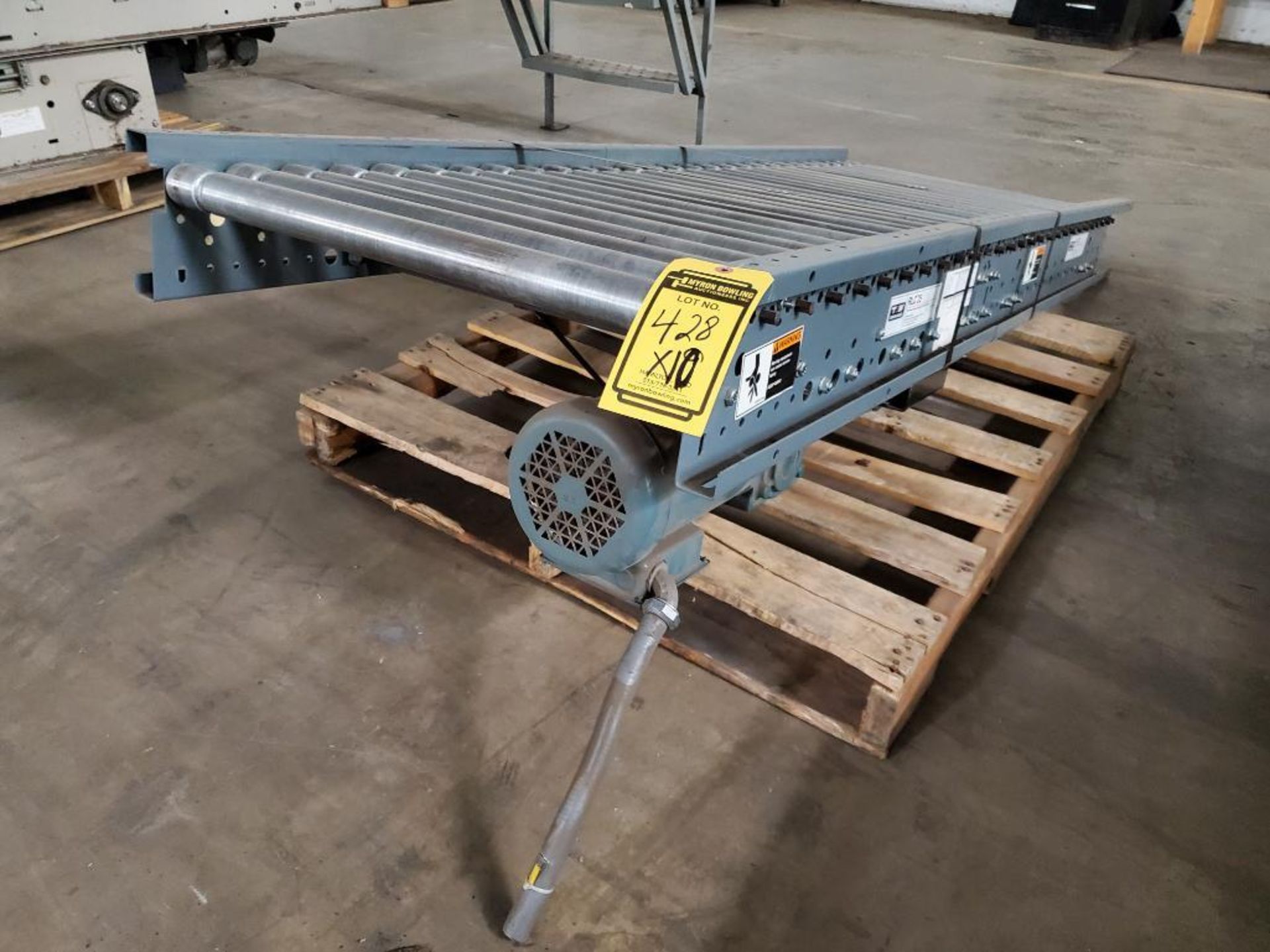 (10x) TGW Motor Roller Conveyor, Assorted Size Rollers ($50 Loading fee will be added to buyers invo - Image 3 of 5