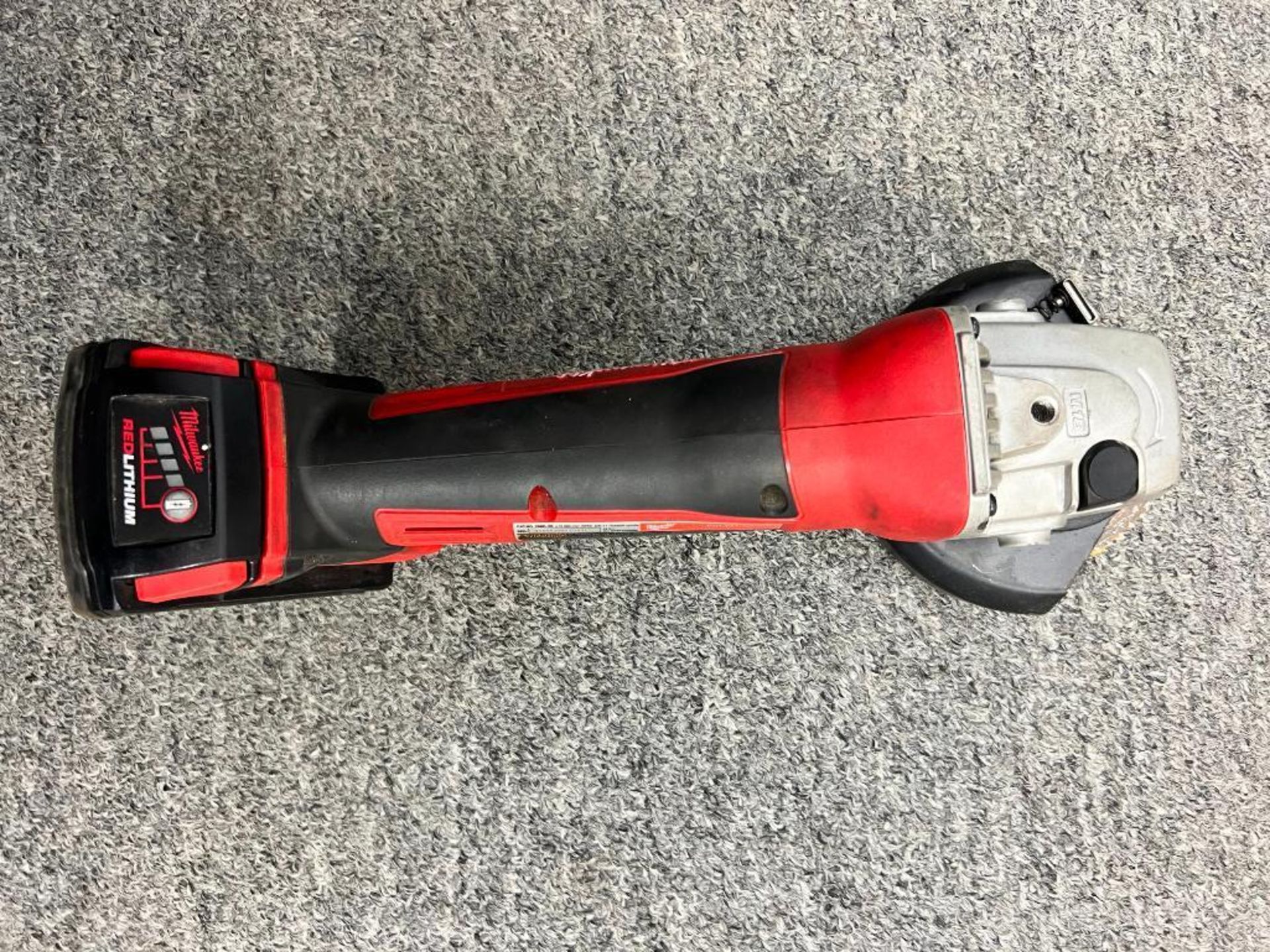 Milwaukee 18 Volt Cordless 4-1/2" Cut-Off/ Grinder, S/N B96EF205002921, w/ Battery - Bild 3 aus 5