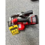 Milwaukee 18 Volt Cordless Circular Saw, S/N J72AD203500950, w/ Battery