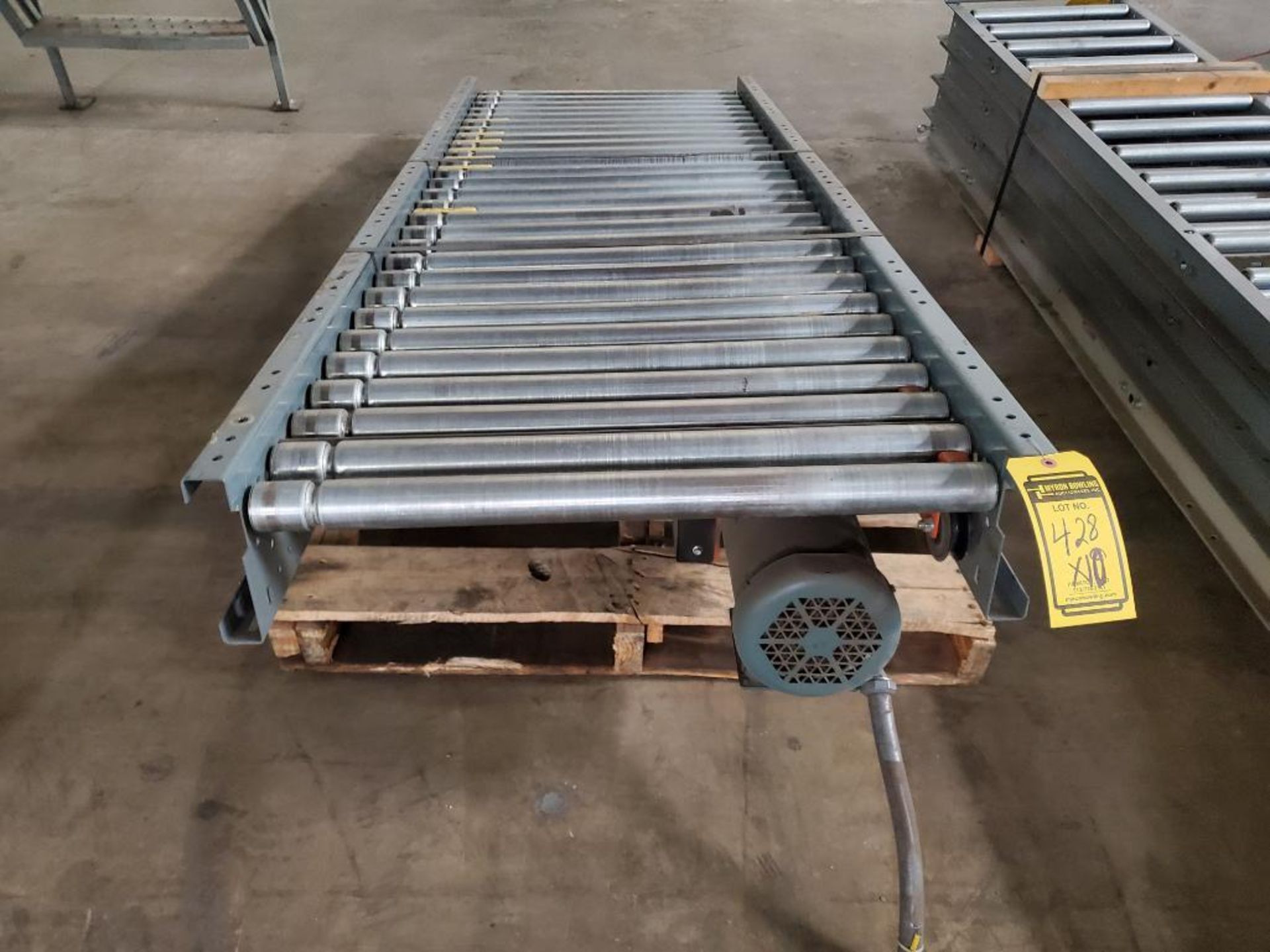 (10x) TGW Motor Roller Conveyor, Assorted Size Rollers ($50 Loading fee will be added to buyers invo - Image 4 of 5