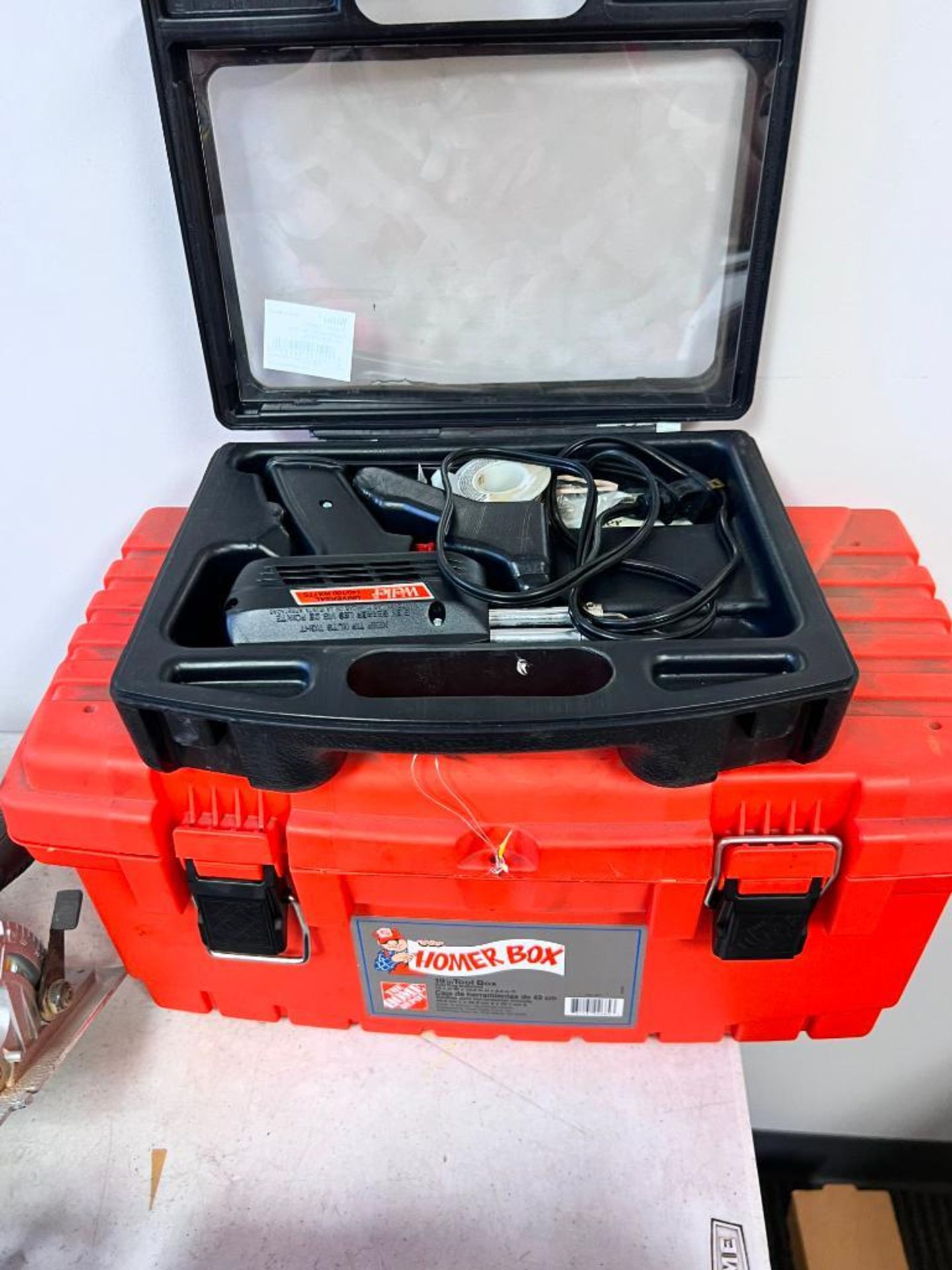 Weller Electric Soldering Gun, Model 8200, w/ Toolbox & Supplies