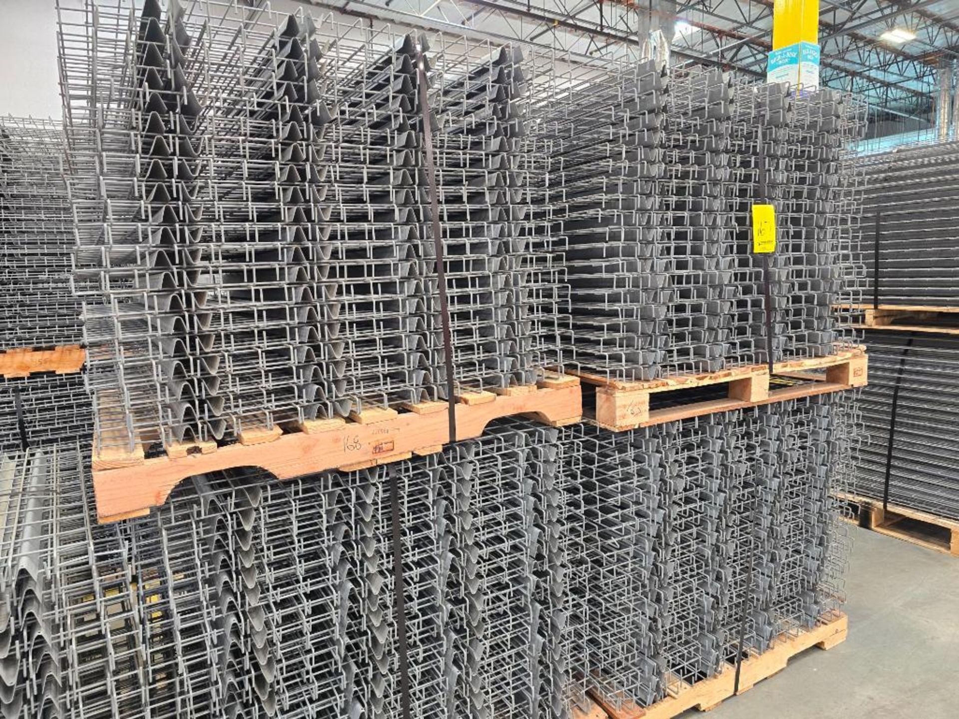 (120x) 38" Deep X 46" Wide Inside Waterfall Wire Decks (For 42" Deep Uprights) ($50 Loading Fee Will