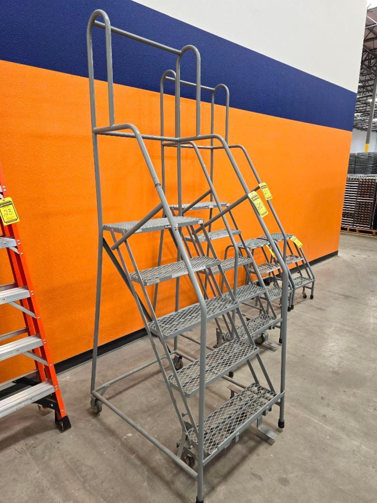 U-Line 50" Rolling Shop Ladder, 450 LB. Capacity ($5 Loading Fee Will Be Added To Buyer's Invoice) - Image 2 of 5