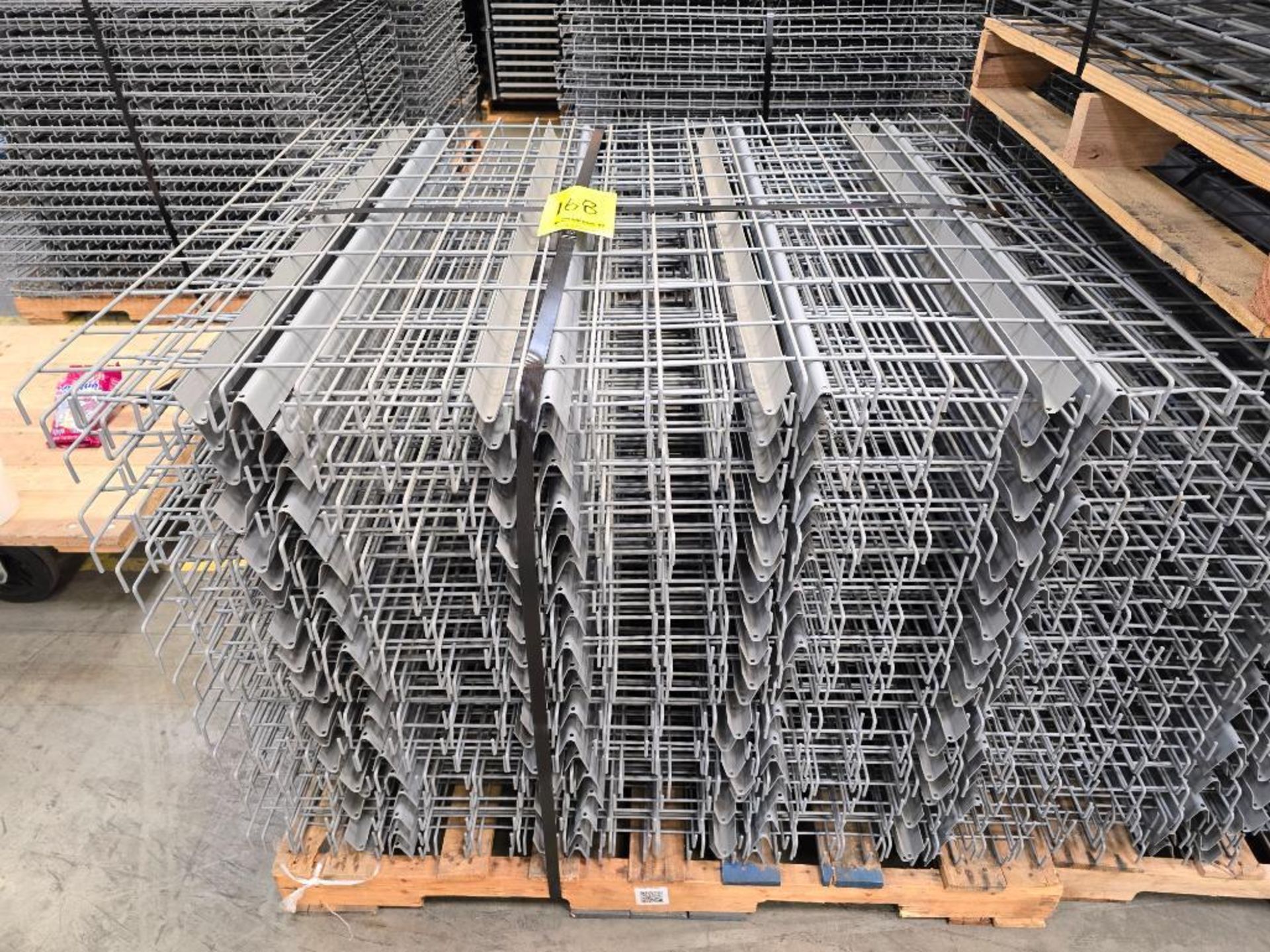 (80x) 38" Deep X 46" Wide Inside Waterfall Wire Decks (For 42" Deep Uprights) ($50 Loading Fee Will - Image 2 of 5