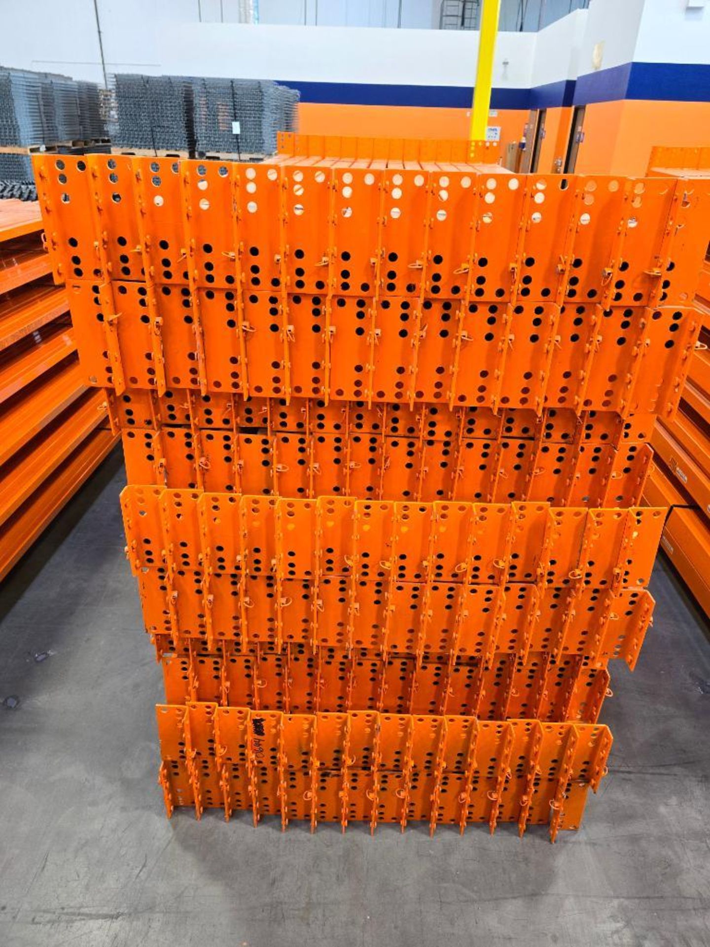 (140x) 96" X 3.75" Teardrop Pallet Rack Step Beams, 4-Tab, 4,400-Lb. Capacity Per Beam Pair ($70 Loa - Image 3 of 10