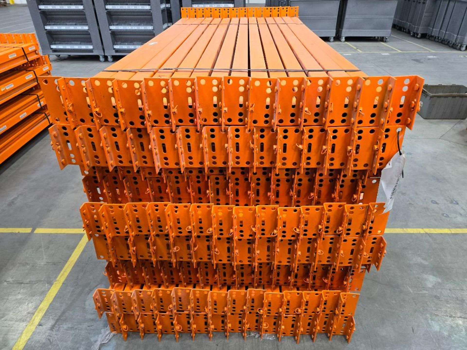 (140x) 96" X 2.5" Teardrop Pallet Rack Step Beams, 2,000-Lb. Capacity Per Beam Pair ($50 Loading Fee - Image 2 of 7